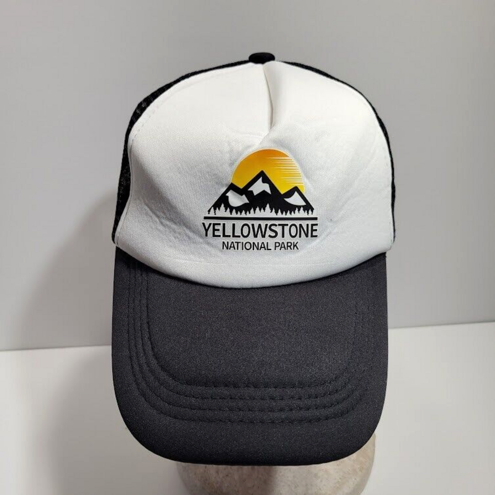 Yellowstone National Park Mesh Back Snapback Foam Adjustable Truckers Cap Hat